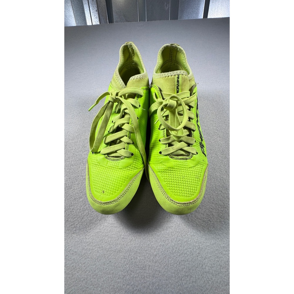 Phenom Soccer Cleats Neon Lime Green Athletic Shoes US 6 UK 5.5 FG Cleats